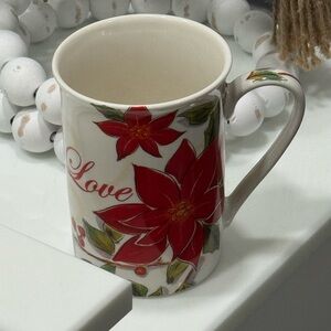 Kent Pottery Poinsettia Coffee/Tea Cup